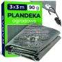 Plandeka okryciowa ogrodowa Korso 3x3m, zielona