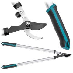 Sekator ogrodowy 72 x 31 cm, czarny
