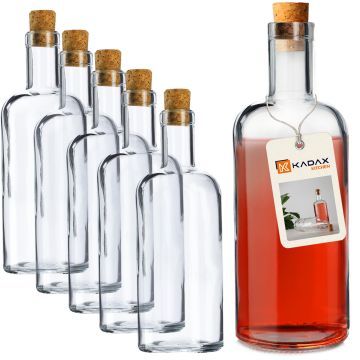 Butelka z korkiem 700 ml, 6 szt.