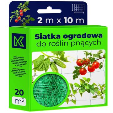 Siatka ogrodowa do roślin pnących Licourt 2 x 10 m zielona