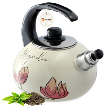 Czajnik emaliowany Marbella 2.2L „Kwiaty Magnolii”