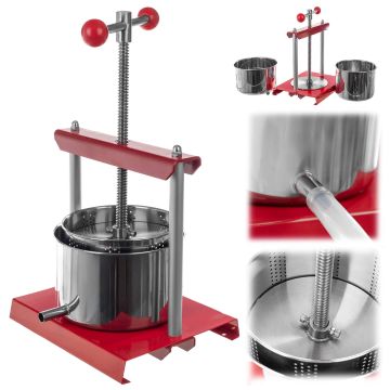 Wyciskarka do owoców Silba, stalowa, 6L