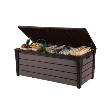 Skrzynia ogrodowa Keter Brushwood Storage Box 455L, brąz