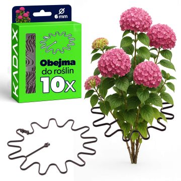 Obejma do roślin Montlaur 21 cm brązowa 10 szt.