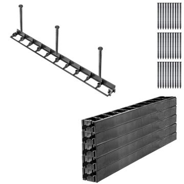 Obrzeże ogrodowe Raberg 102 x 4,5 cm 10 szt + kotwy 30 szt.