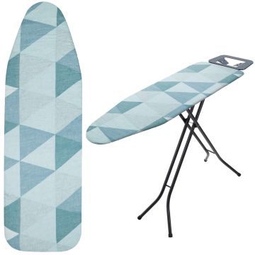 Pokrowiec na deskę do prasowania Tomar 137 x 50 cm niebieski geometryczny