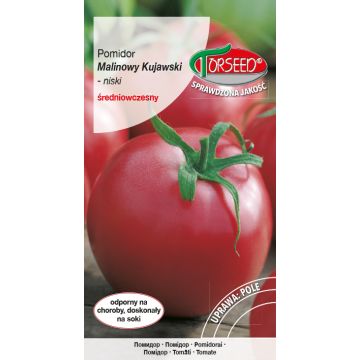 Pomidor gruntowy (karłowy wiotkołodygowy) Malinowy Kujawski 0,2g