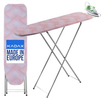 Deska do prasowania Habo 104 x 30 cm, czerwona z uchwytem