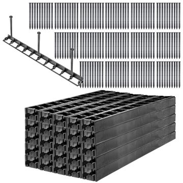 Obrzeże trawnikowe Raberg 102 x 4,5 cm, 50 szt. + kotwy 150 szt.