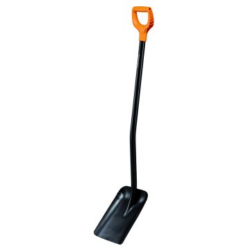 Fiskars 1066718 Solid Szufla metalowa z rączką w kształcie litery D