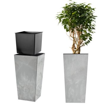 Donica ogrodowa Pesaro 35cm szary beton