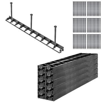 Obrzeże trawnikowe Raberg 102 x 8 cm, 20 szt. + kotwy 60 szt.