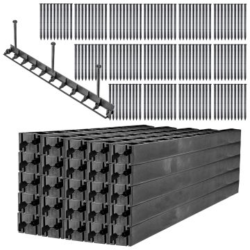 Obrzeże ogrodowe Raberg 102 x 5,8 cm 50 szt + kotwy 150 szt.