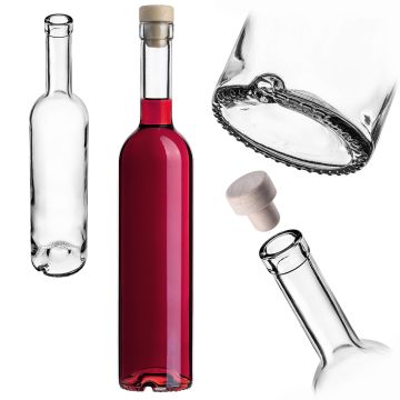 Butelka Futura 500ml z korkiem syntetycznym 1 szt.