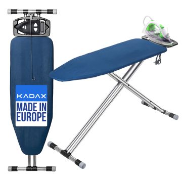 Deska do prasowania aluminiowa 120x42cm granatowa