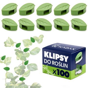 Samoprzylepne klipsy do roślin Orne zielone 100 szt.