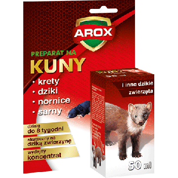 Arox Preparat odstraszający na kuny i inne dzikie zwierzęta 50ml