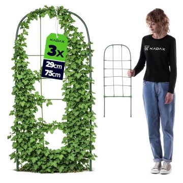 Podpora ogrodowa drabinkowa Millac 29 x 75 cm zielona 3 szt.