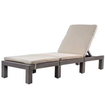Leżak ogrodowy Keter Daytona Deluxe 65 x 195 cm, piaskowy