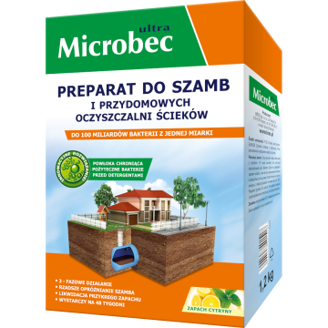 Microbec Ultra Preparat do szamb cytrynowy 1.2 kg