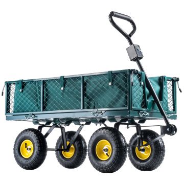 Wózek ogrodowy transportowy 3w1 300kg zielony
