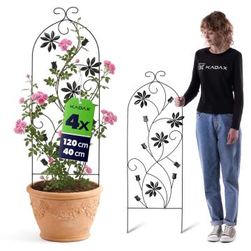 Podpora ogrodowa Unverre 120 x 40 cm liście 4 szt.
