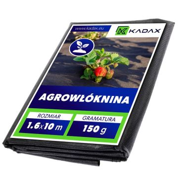 Agrowłóknina ogrodowa Nespoux ściółkująca 1.6 x 10 m 150 g/m² czarna