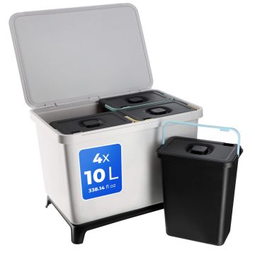 Kosz na śmieci Franey 4x10L popiel