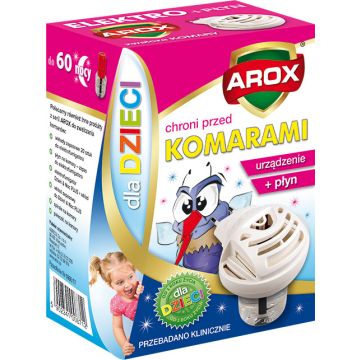 Arox Elektrofumigator + płyn na komary dla dzieci
