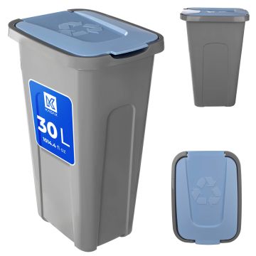 Kosz na śmieci Entrago 30L niebieski