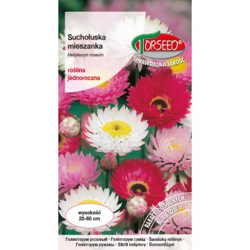 Suchołuska - Helipterum roseum mieszanka 2g