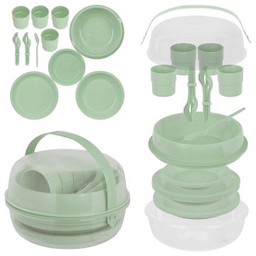 Zestaw kempingowy Curver Camping Set zielony