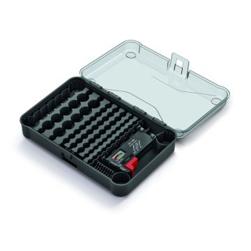 KISTENBERG Organizer na baterie z testerem Battery Box - KBBT - czarny