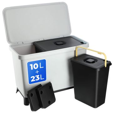 Kosz na śmieci Franey 10L+23L popiel