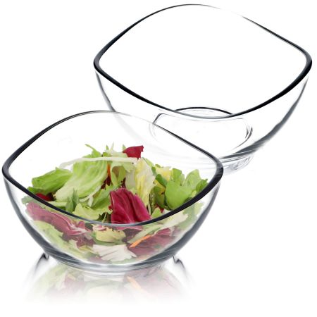 Szklana salaterka 20 x 10 cm. 2 szt.