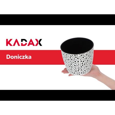 Doniczka na kwiaty 19 x 16 cm, czerwona