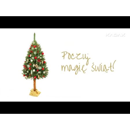 CHOINKA NA PNIU SZTUCZNA 160 CM ŚWIERK NATURALNY