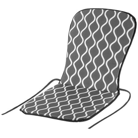 Poduszka na krzesło ogrodowe Ibiza, szara