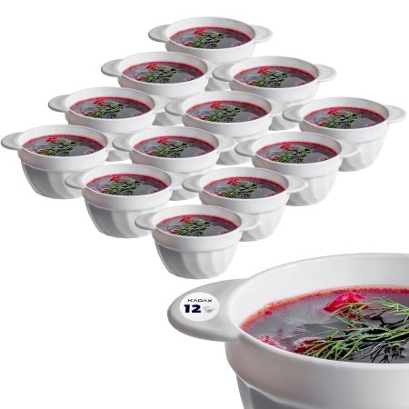 Bulionówka biała 650 mml, 12 szt.