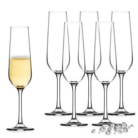 Kieliszki do szampana 200 ml 6 szt.