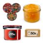 Słoiki na przetwory Tartu 235ml fi82mm 50szt + wieczko Haftowanka