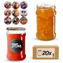 Słoiki na przetwory Seno 315ml fi66mm 20szt + wieczko Ptaki