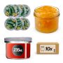 Słoiki na przetwory Tartu 235ml fi82mm 10szt + wieczko Kompozycja ogórkowa