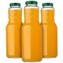 Szklane butelki na sok Sorga 1L + zakrętki fi53 zielone 3 szt.