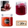 Słoiki na przetwory Lerma 200ml 20szt 66mm bez wieczka