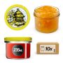Słoiki na przetwory Tartu 235ml 10szt 82mm + wieczka "Pszczoły"