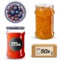 Słoiki na przetwory Seno 315ml fi66mm 50szt + wieczko Owocowy bukiet