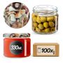 Słoiki na przetwory Sonka 330ml 100szt 82mm + wieczka "Grzyby"