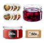 Słoiki na przetwory Denia 250ml 50szt 82mm + wieczko "Fruit heart"