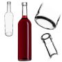 Butelka na wino Biagio 750ml biała bez korka 1 szt.